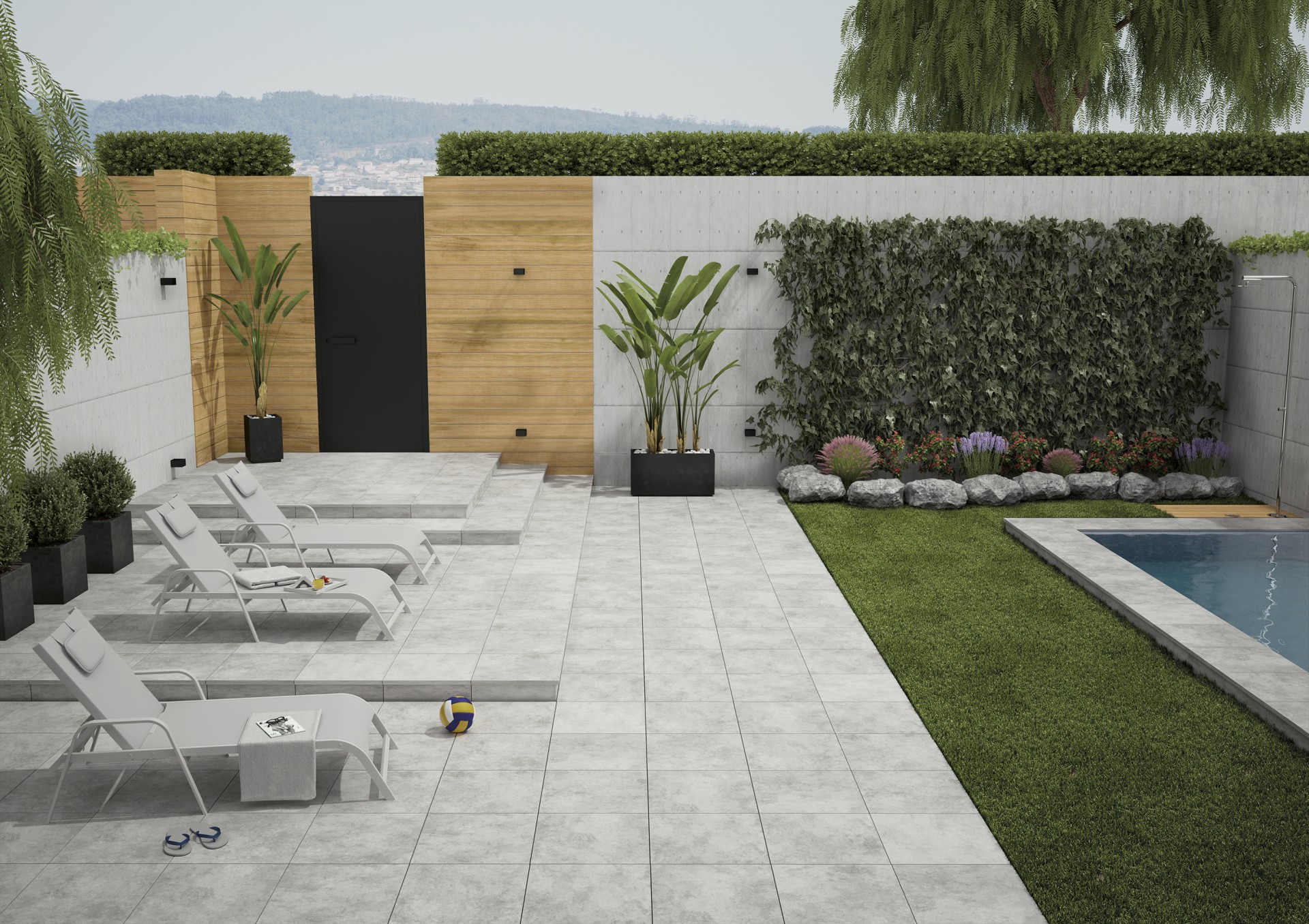 Amb area grey 60x60x2